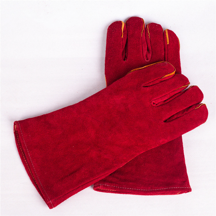 WHOLESALE CHEAP COWHIDE SPLIT LEATHER WORKING SAFETY DRIVING GLOVES WELDING