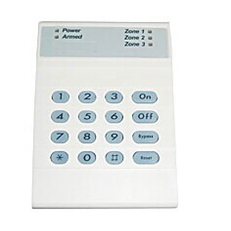 3ZONES SECURITY ALARM CONTROL PANEL DSM-300