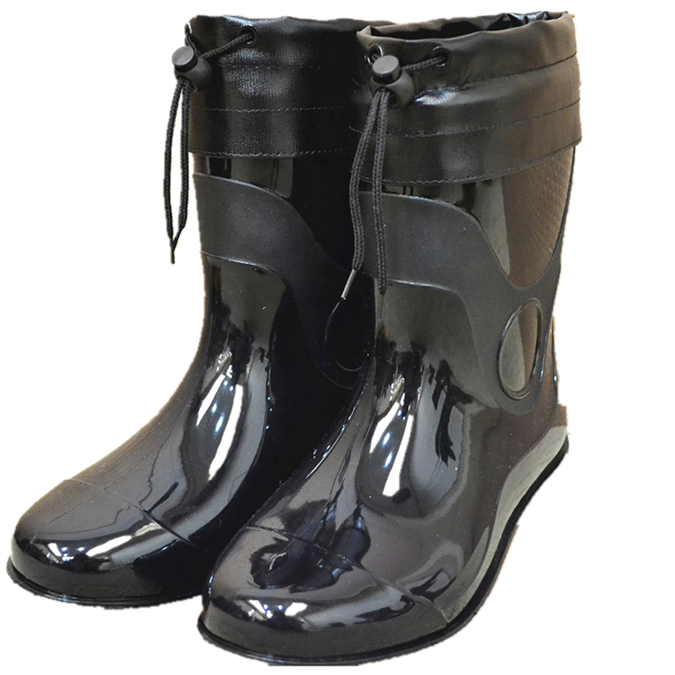 BLACK PLASTIC MEN FASHION RUBBER GUMBOOT PVC GUMBOOTS WITH STEEL TOE FOR INDUSTRY AND AGRICULTURE FOR AFRICA