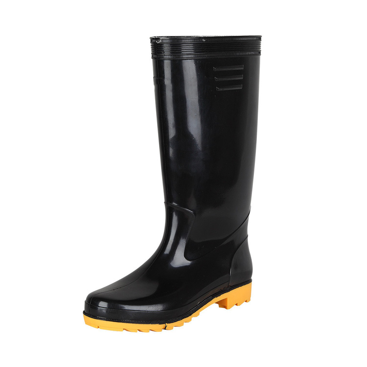 CHEAP ADULT MAN RUBBER BOOTS FOR MEN KNEE HIGH GUMBOOTS