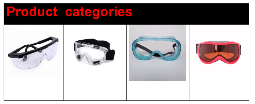 DUST PROTECTION SAFETY GLASSES
