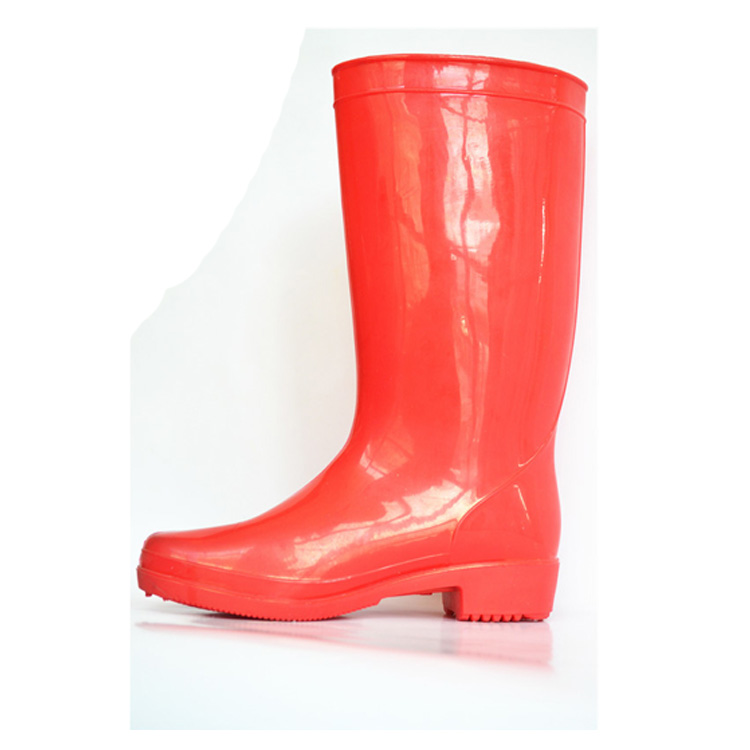 FASHIONABLE WOMEN NATURAL RUBBER GUMBOOTS CUSTOM FOLDING SOFT GUMBOOT LINING IN INDIA