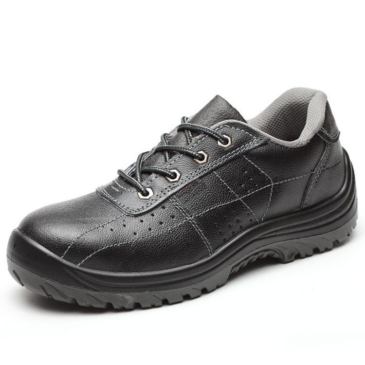 GOOD QUALITY GENUINE LEATHER HIGH ANKLE SAFETY FOOTWEAR