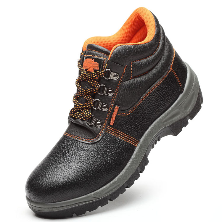 GOOD QUALITY GENUINE LEATHER HIGH ANKLE SAFETY FOOTWEAR FB-E8055