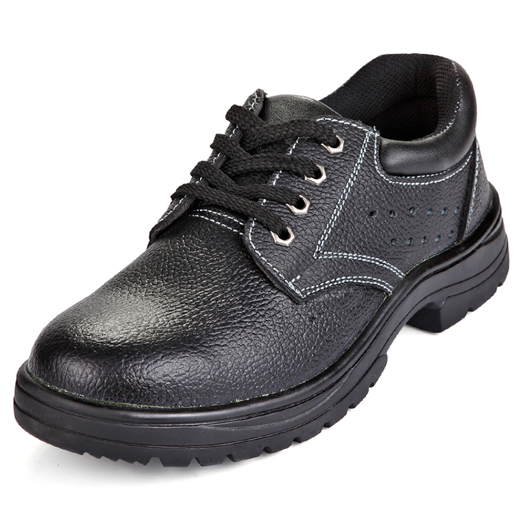 GOOD QUALITY GENUINE LEATHER HIGH ANKLE SAFETY FOOTWEAR