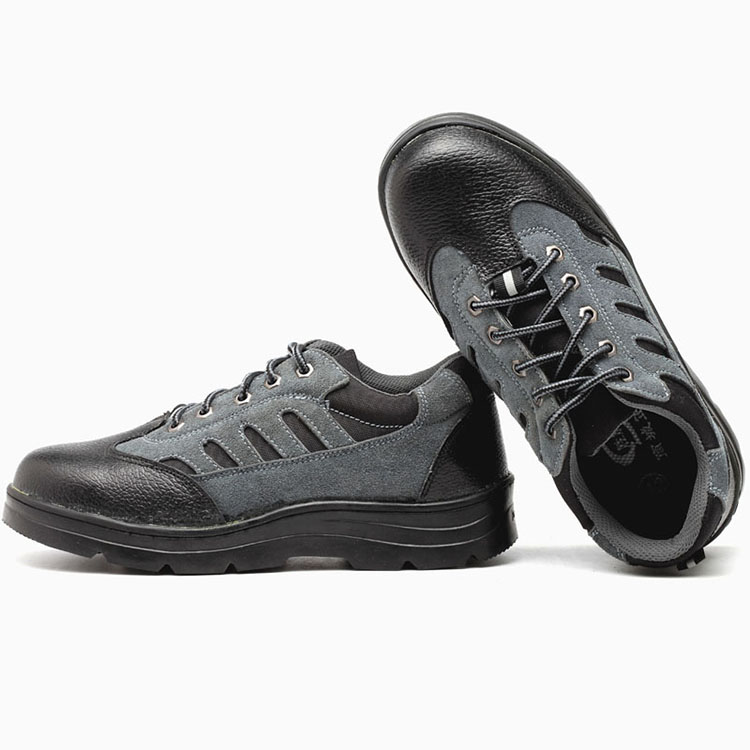 GOOD QUALITY GENUINE LEATHER HIGH ANKLE SAFETY FOOTWEAR