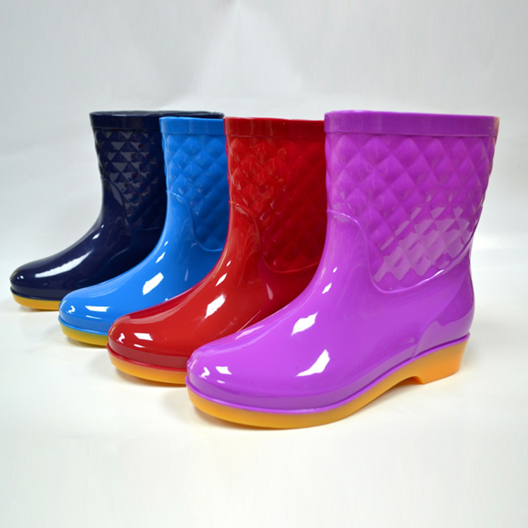bright colored boots