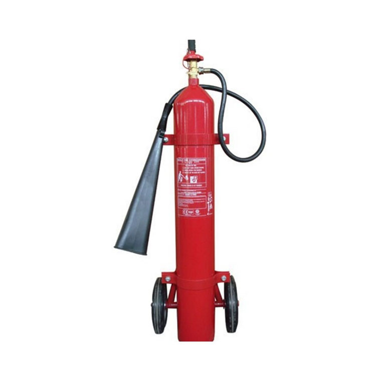 TROLLEY TYPE CHARGED WITH CARBON DIOXIDE GAS 10KG CO2 FIRE EXTINGUISHER