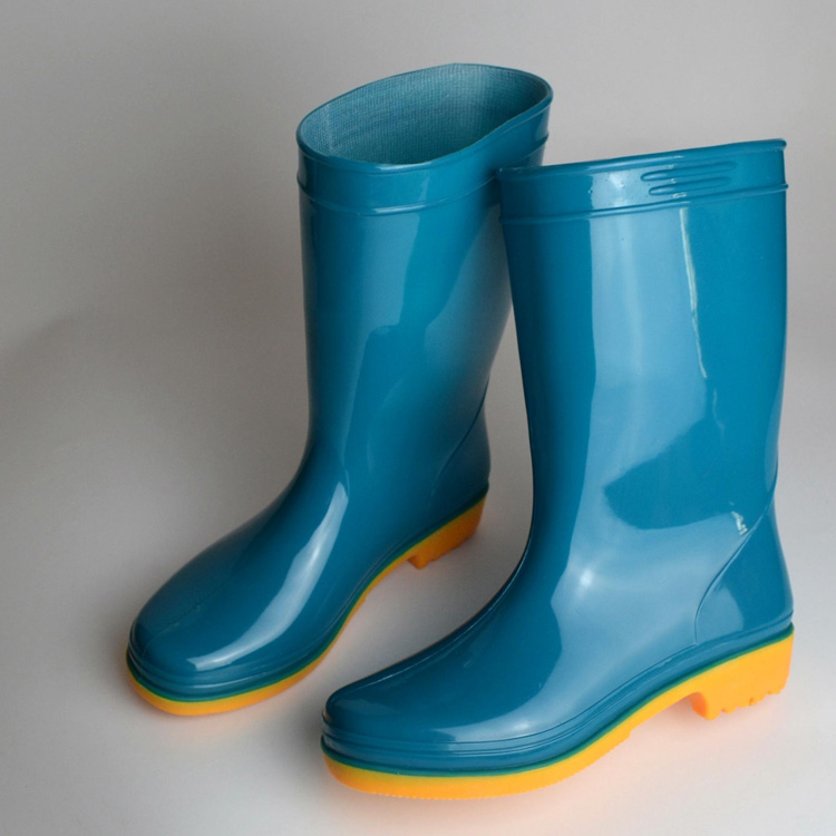 WOMEN OIL RESISTANT SAFETY GUMBOOTS BLUE INDUSTRIAL HUNTER BOOTS RAIN BOOTS WOMEN